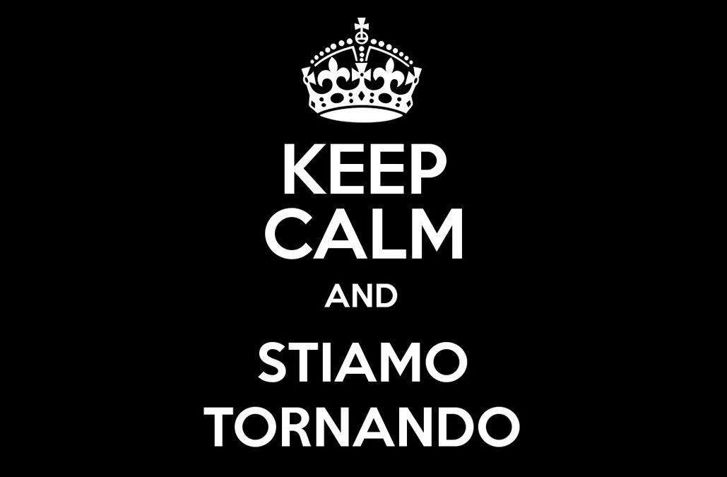 Stiamo tornando